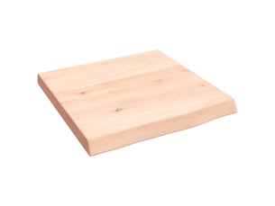Comptoir de salle de bain, plan de travail 40x40x(2-4) cm bois massif non traité cf65728