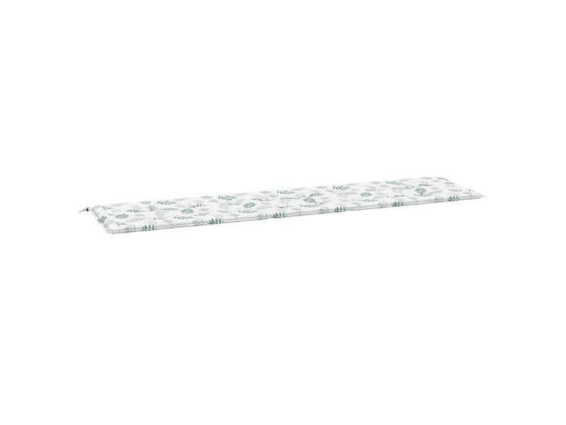  Coussin de banc de jardin, coussin d'assise motif de feuilles 200x50x3 cm tissu cf52761  - Conforama A