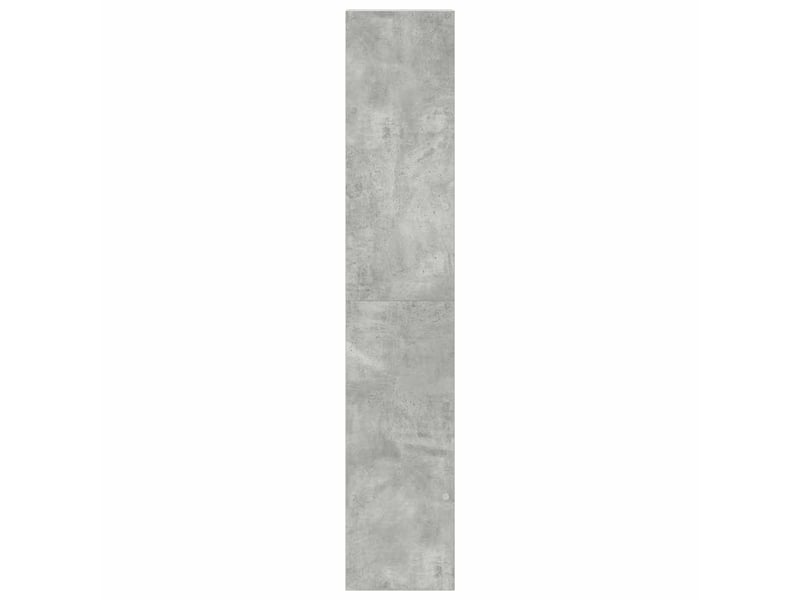  Bibliothèques 2 pcs empilable gris béton bois d'ingénierie  - Conforama E