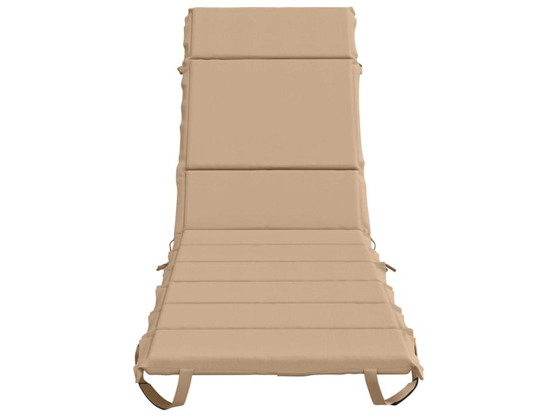  Coussin de transat, coussin pour bain de soleil gemert 100 % polyester sable 200 x 50 x 3 cm cf56200  - Conforama D
