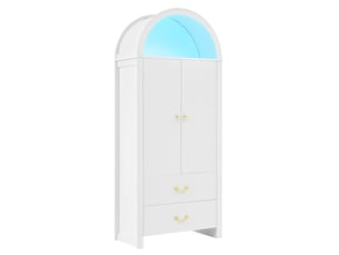 Buffet 2 porte(s)  2 tiroir(s) MODENVIE  - 76 cm coloris blanc 