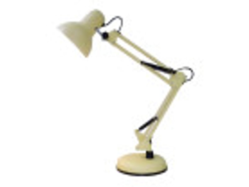  Lampe de bureau fabrilamp viar jaune 1 x e27 articulée orientable 55x12.5x14 cm 246471050 - Conforama B