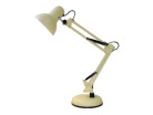 Lampe de bureau fabrilamp viar 1 x e27 jaune 55 x 12,5 x 14 cm articulée orientable
