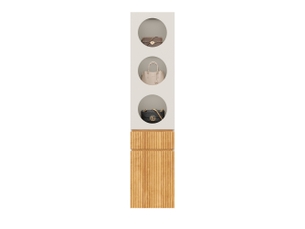 Armoire <strong></strong> <strong></strong> coloris gris largeur 50 cm
