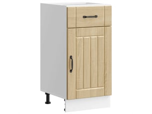 Meuble de rangement, armoire de cuisine lucca chêne sonoma bois ingénierie shl4430