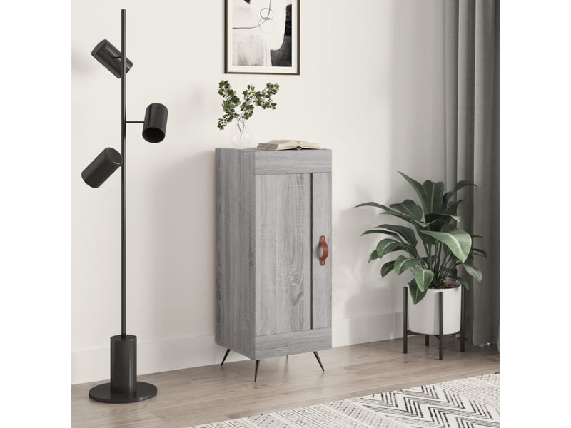  Buffet - bahut - meuble de rangement sonoma gris 34,5x34x90 cm bois d'ingénierie  - Conforama B