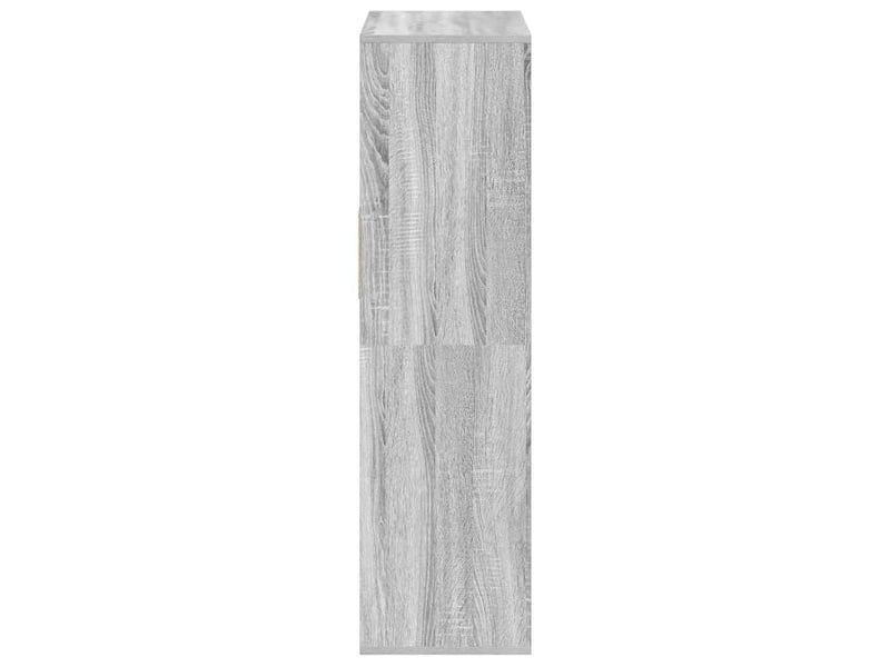  Bibliothèque, meuble de rangement salon sonoma gris 66x31x112 cm bois d'ingénierie  - Conforama E