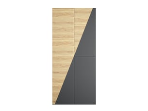 Armoire <strong></strong> <strong></strong> coloris gris largeur 50 cm