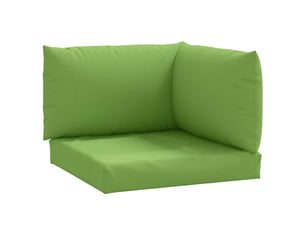 Lot de 3 coussins de palette, coussins de canapé vert mélangé tissu cf59721