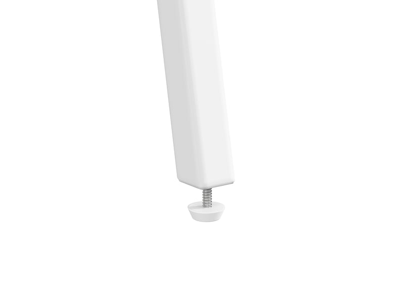  Îlot de cuisine blanc avec deux tabourets de bar, table rabattable, rangements multiples et 5 roulettes pivotantes, 137,9 cm  - Conforama W