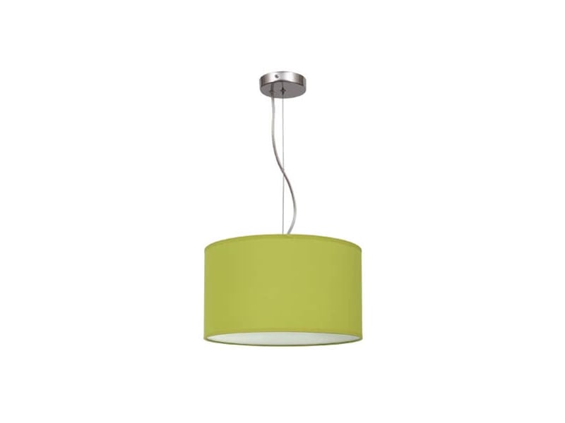  Suspension fabrilamp nicole e27 coloris vert ø 30 cm hauteur réglable 25-97 cm 042993006 - Conforama A