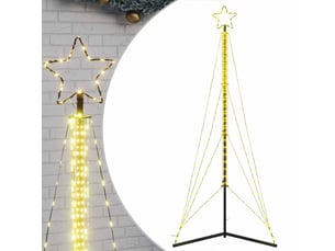 Sapin de noël, arbre de noël à led 483 led blanc chaud 240 cm