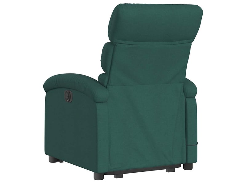  Fauteuil inclinable de massage électrique vert foncé tissu shl26007  - Conforama E