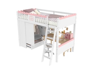 Lit mezzanine 90x200 cm <strong></strong> <strong>Morn Vibe</strong> coloris blanc