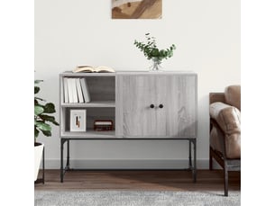 Buffet - bahut - meuble de rangement sonoma gris 100x40x79,5 cm bois d'ingénierie