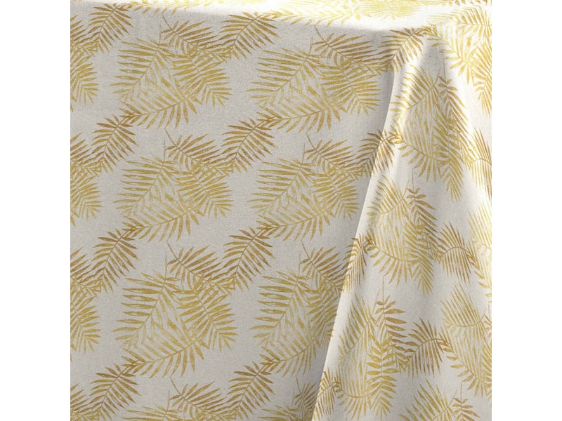  Nappe antitache rectangulaire zena 140x240cm jaune  - Conforama B