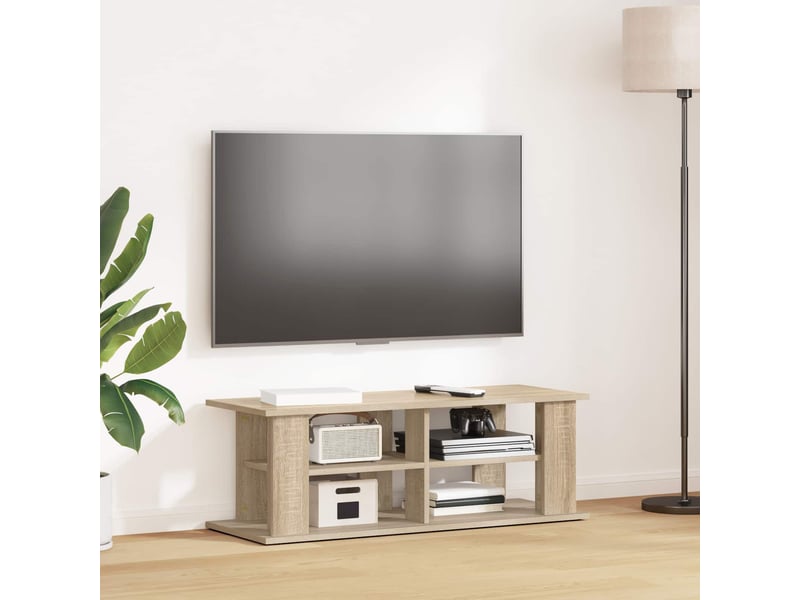  Support de télévision chêne sonoma 96x35x33,5 cm  - Conforama B