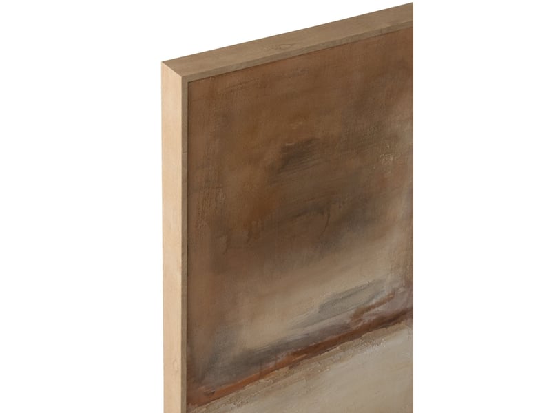  Tableau déco abstrait aina 92x122cm marron  - Conforama B