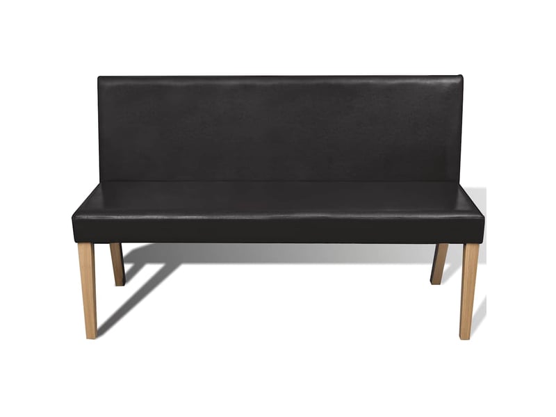  Banc d'entrée, banc d'intérieur 139,5 cm marron foncé similicuir  - Conforama C