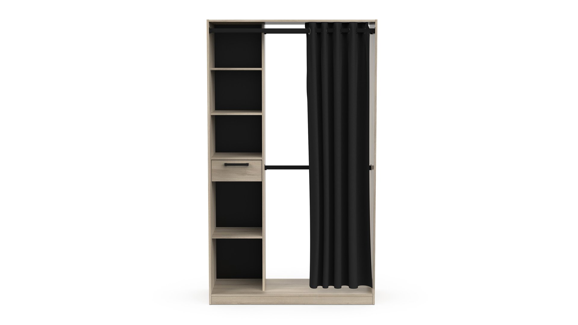 Dressing complet SUN bois clair 203 Conforama