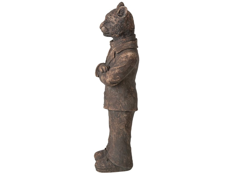 Statue déco léopard zeno 55cm marron  - Conforama B