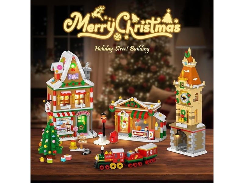  Kit calendrier de l avent 2026 24 jours 1759 pieces avec 3 batiments et leds 151498_AAAIJ26342_6_DROPFR - Conforama C