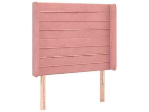 Tete de lit A poser largeur 93 cm rose