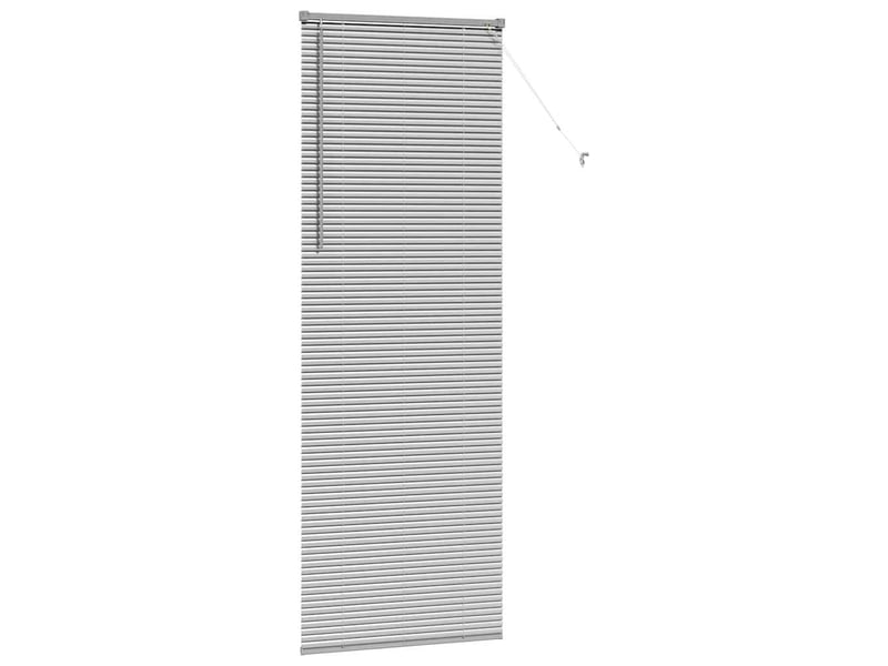 Store vénitien, store de fenêtre argenté 220 x 75 cm 25 mm aluminium cf47599 - Conforama E