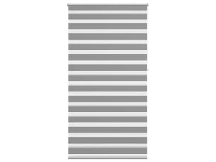 Store vénitien zébré, store de fenêtre 120,9 x 230 cm, largeur du tissu 116,7 cm, gris cf48222