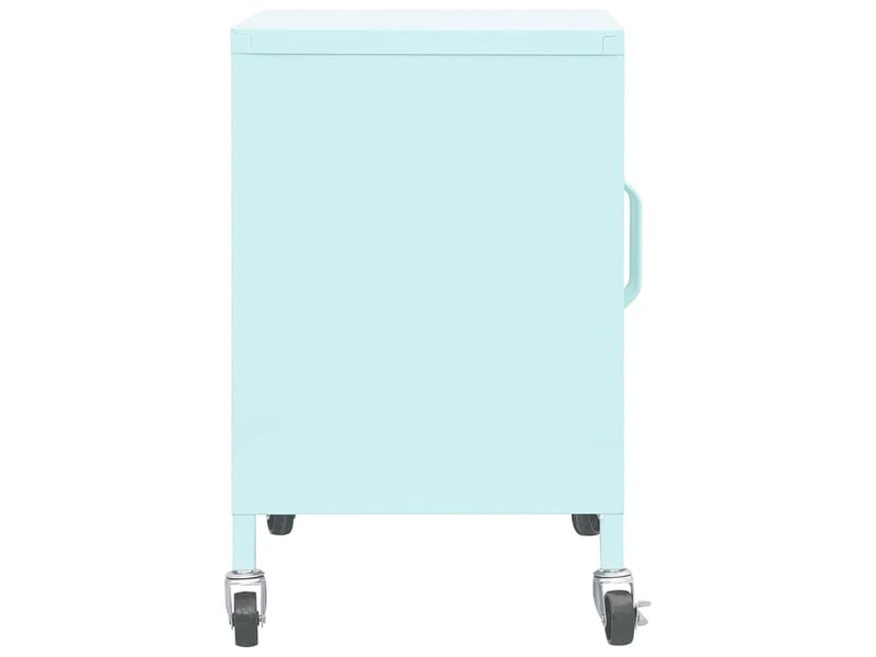  Armoire de rangement, rangement bureau menthe 60x35x56 cm acier  - Conforama D