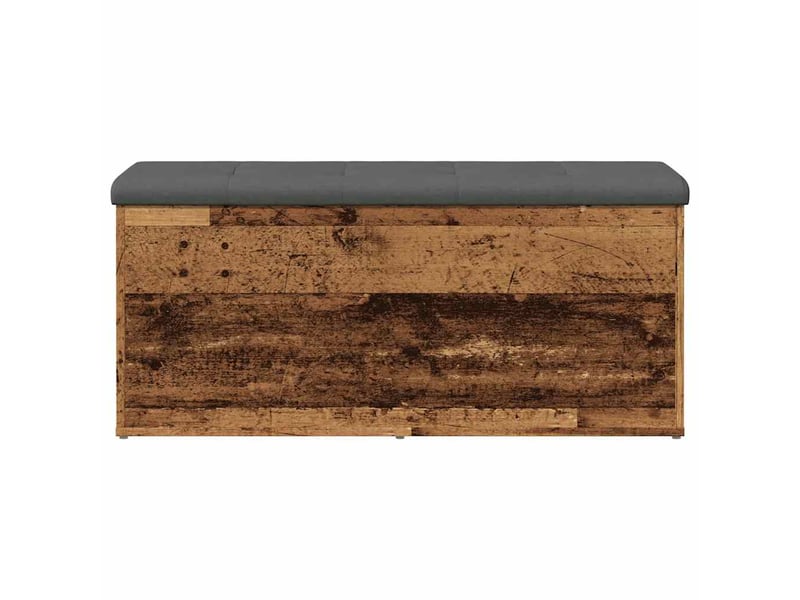  Banc chambre, banc de rangement vieux bois 102x42x45 cm bois d'ingénierie  - Conforama C