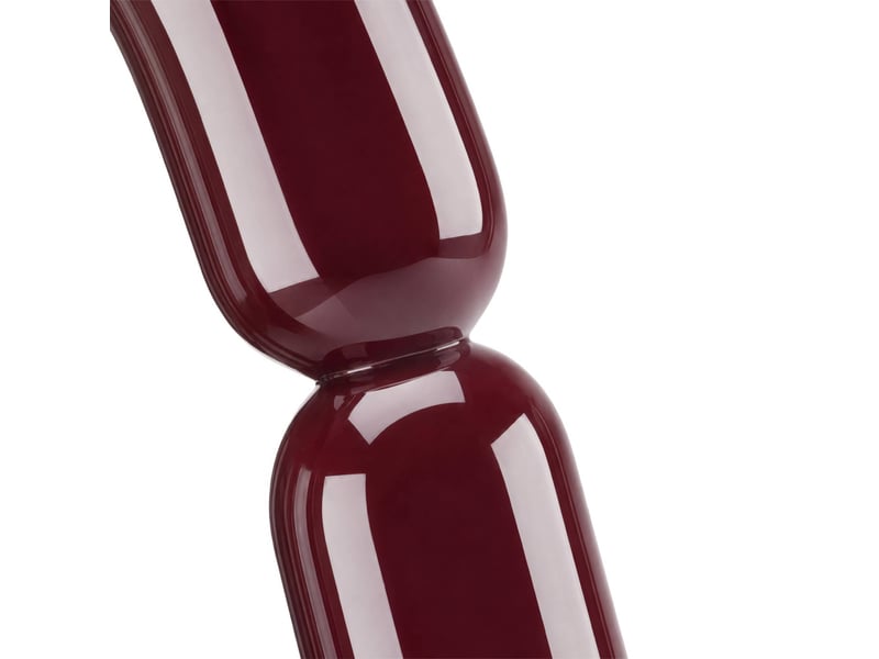  Miroir ovale finition glossy 70cm bordeaux - adia  - Conforama C