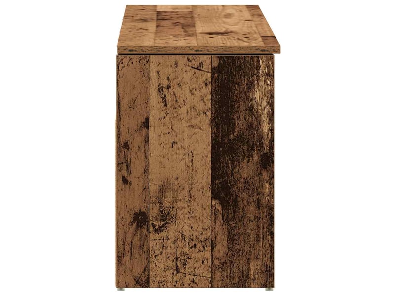  Banc à chaussures, meuble à chaussures vieux bois 102x30,5x45 cm bois d'ingénierie  - Conforama E