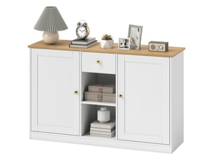 Buffet 2 porte(s)  1 tiroir(s)   - 120 cm coloris blanc 