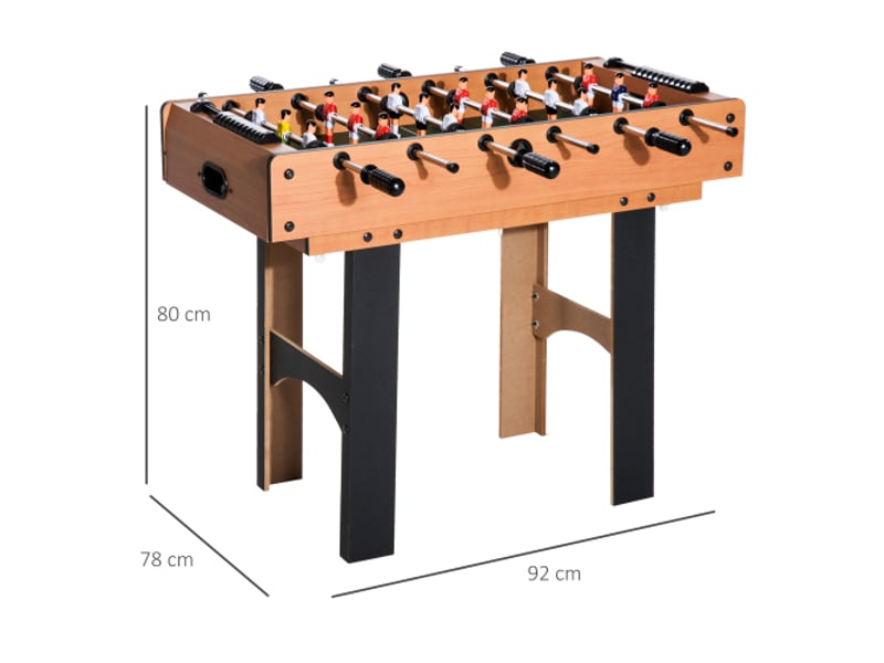  Table de jeu 4 en 1, baby-foot, hockey, ping-pong, billard, multifonction, 87x43x73 cm, loisirs  - Conforama C