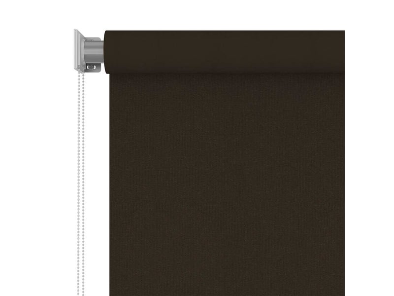  Store enrouleur, store roulant d'extérieur 185 (l) x 140 (h) cm marron hdpe cf47361  - Conforama C