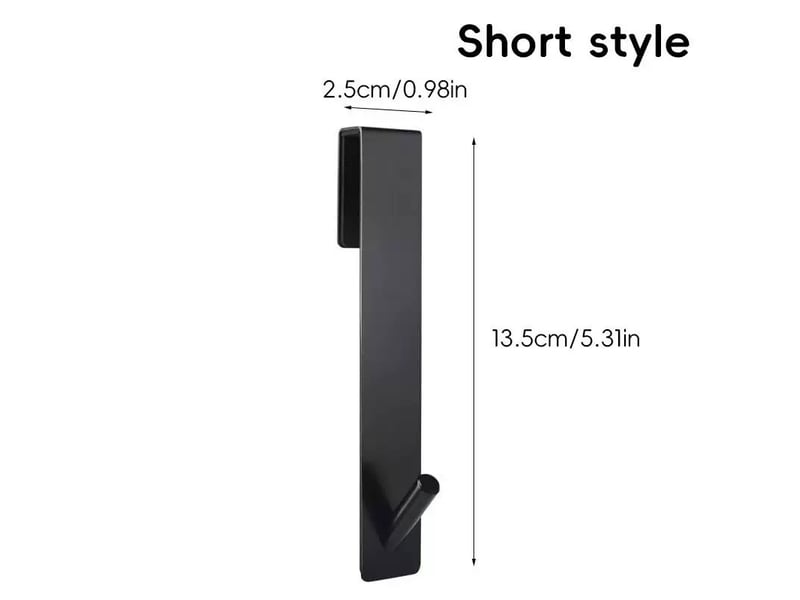  Crochets de porte de douche, crochets porte-serviettes, adaptés aux portes de douche en verre sans cadre, lot de 4, argentés  - Conforama B