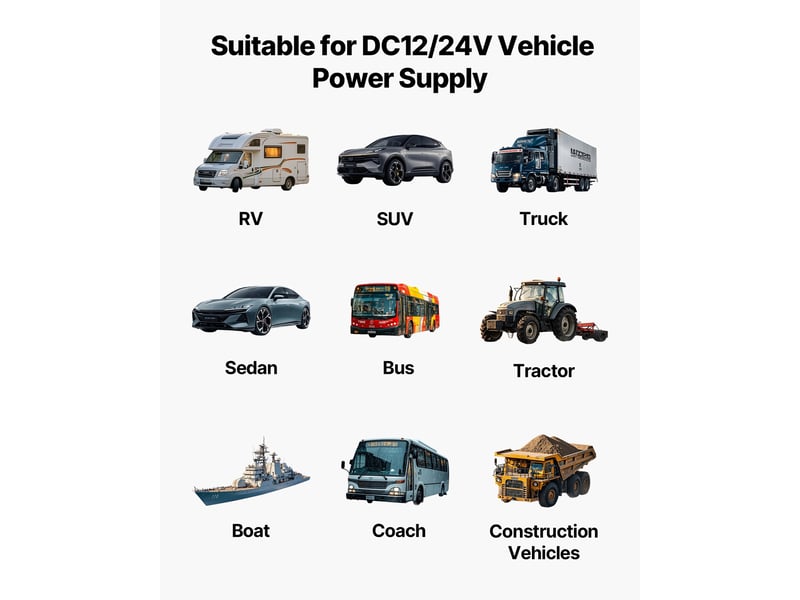  Vevor chauffage diesel 8 kw 12 v24 v - réchauffeur d’air portable avec télécommande et écran lcd, réservoir 5 l, pour camion camping-car caravane XMZ-W-D4 - Conforama E