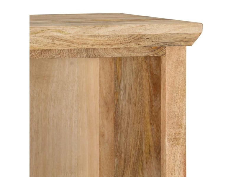  Buffet, meuble de rangement salon avec porte 45x32x110 cm bois de manguier solide  - Conforama E