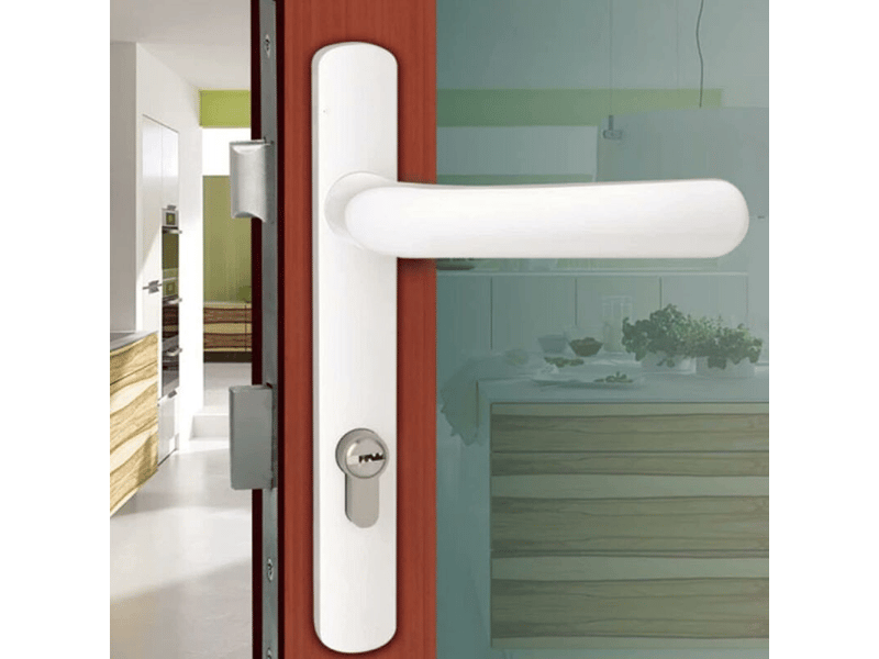  2 unités de poignée de porte, poignée de porte en aluminium pour chambre à coucher avec vis de montage  - Conforama E