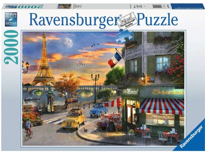  Puzzle soiree romantique a paris 2000 pieces 67166 - Conforama A