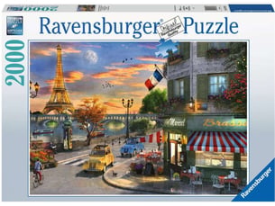 Puzzle soiree romantique a paris 2000 pieces