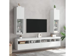 Meuble tv coloris blanc 30.5 cm <strong></strong> <strong></strong>