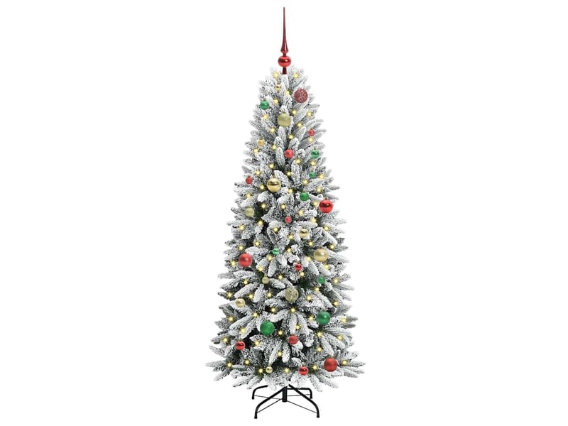  Sapin de noël - arbre de noël artificiel blanc 150 cm  - Conforama C