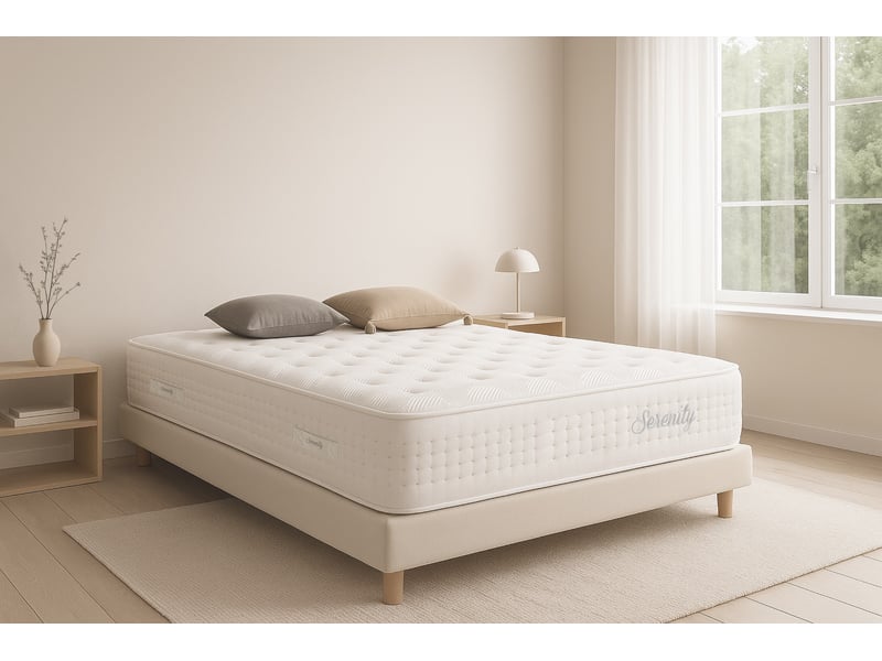 Matelas ressorts ensachés serenity 30 cm - 160x180 cm - fermeté élevée- moonia - Conforama B