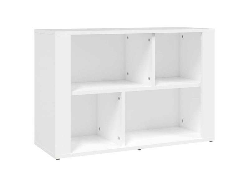  Buffet - bahut - meuble de rangement blanc 80x30x54 cm bois d'ingénierie  - Conforama A