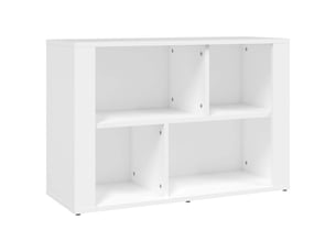 Buffet - bahut - meuble de rangement blanc 80x30x54 cm bois d'ingénierie