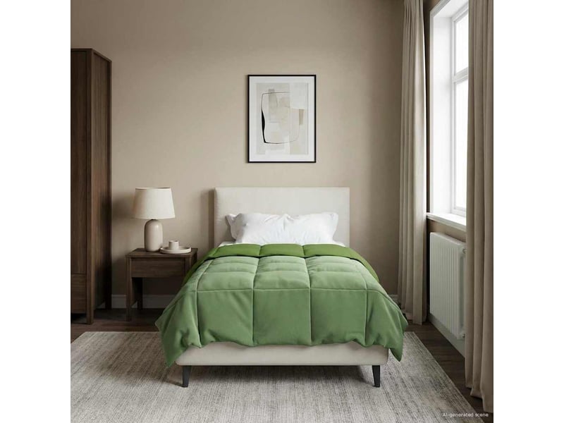  Duvet d'hiver - couette 140 x 200 cm hiver - couette microfibre (100% polyester)  - Conforama B