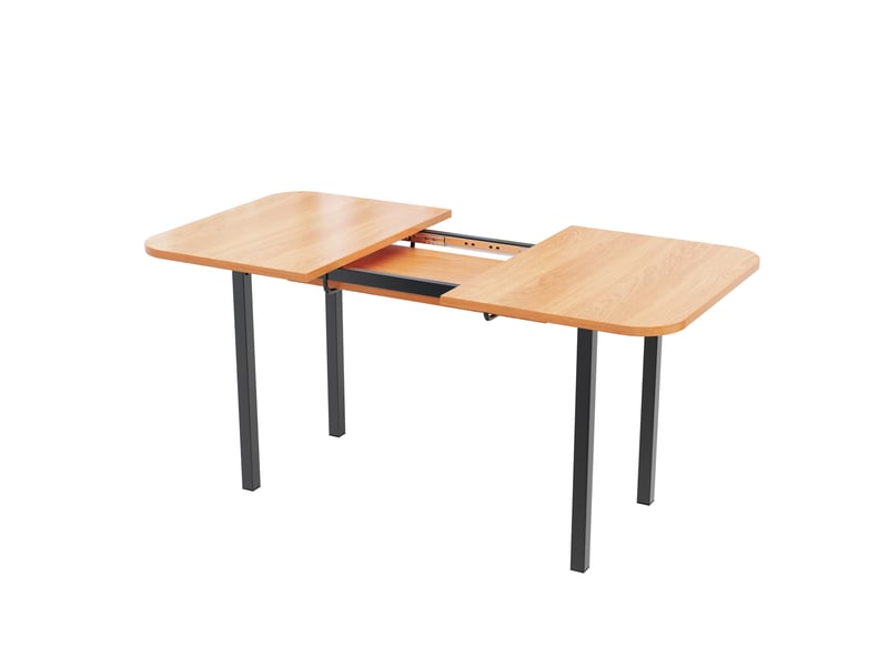  Table à manger extensible 120 à 160 × 80 cm, ton bois naturel IKSETERA TRADING LTD - Conforama R