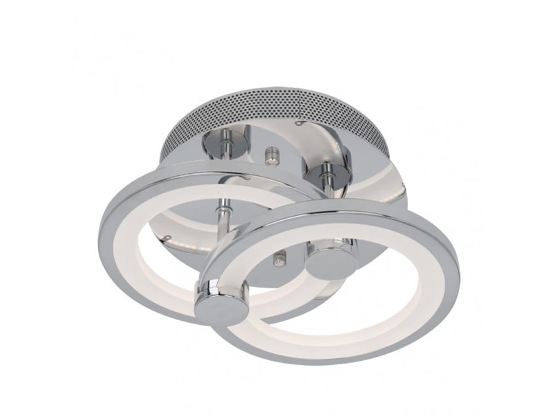  Fabrilamp sydney, plafonnier, moderne, led, 32 w, 4160 lm, 3000-4000-6500 k, chromé, 14 x 30 x 20 cm 155982020 - Conforama E